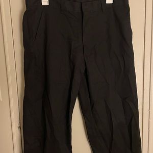 Classic Fit Flat Front Pants